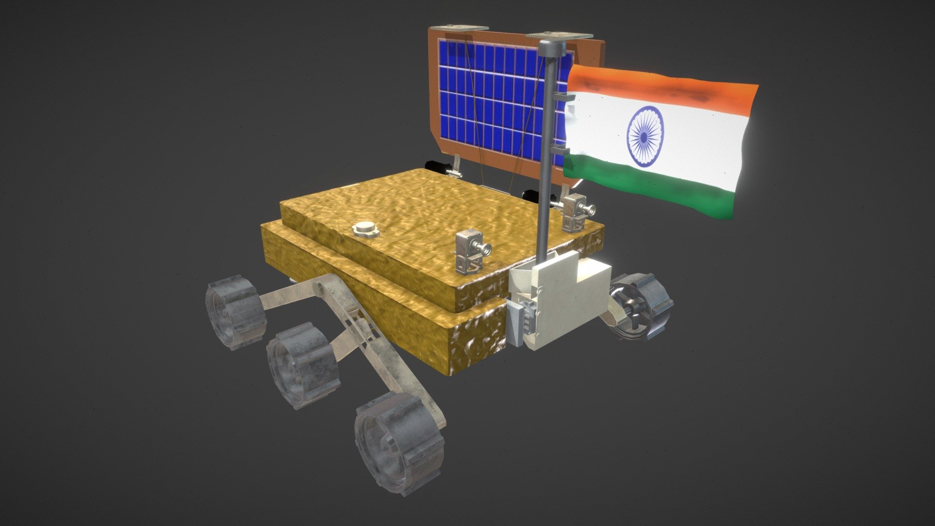 ISRO Chandrayaan Pragyan Rover 3D CAD Model Library GrabCAD, 44% OFF