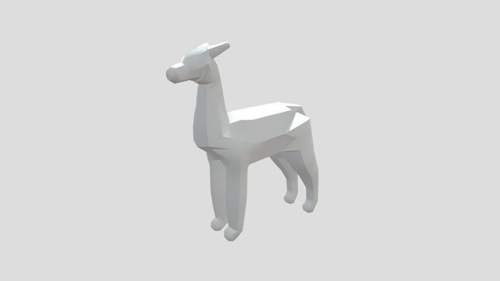Alpaca 3D Model