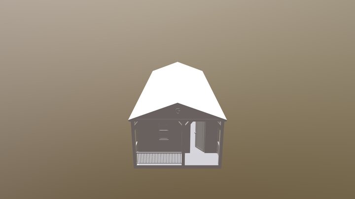 Full Tiny Cabin STl 3D Model
