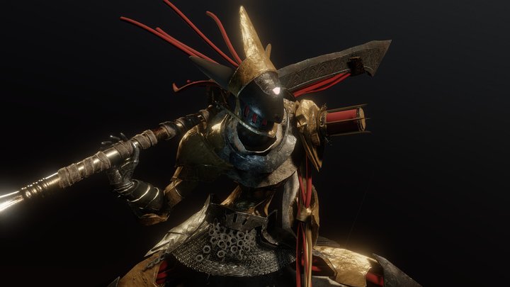 Sanguine - The Ashen Vanguard 3D Model