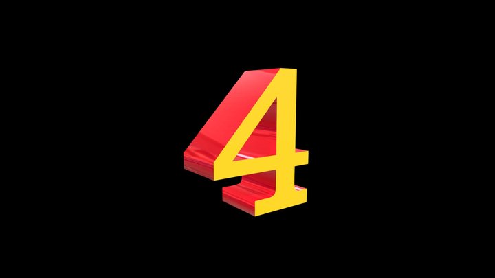 Four (Number Lore) - Download Free 3D model by aniandronic (@aniandronic)  [c9e419d]
