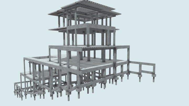 Projeto Estrutural Residencial - Luis 3D Model