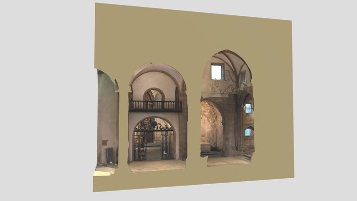 Detalle Iglesia de Bonaval 3D Model