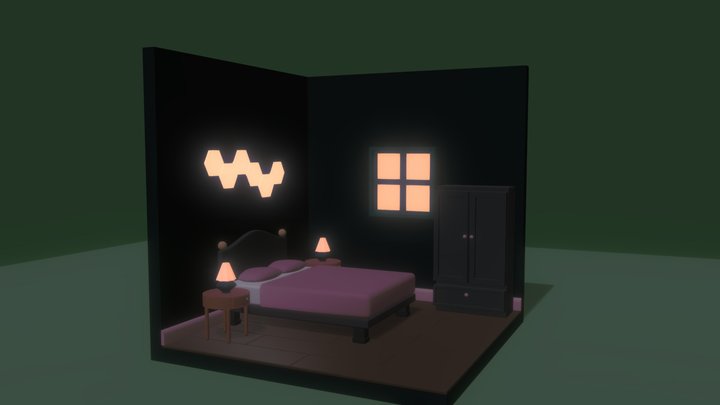 Bedroom V3.5 3D Model