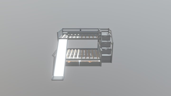 BunkBed 3D Model