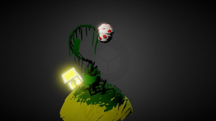 Piranha Plant | Tilt Brush 3D Model