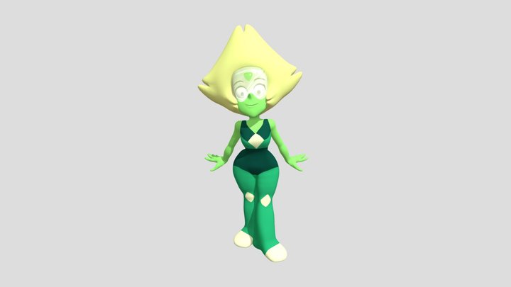 Peridot Model 3D VRrchat 3D Model
