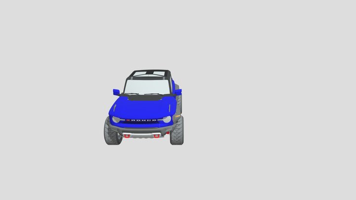 Ford Bronco 2p custom 3D Model