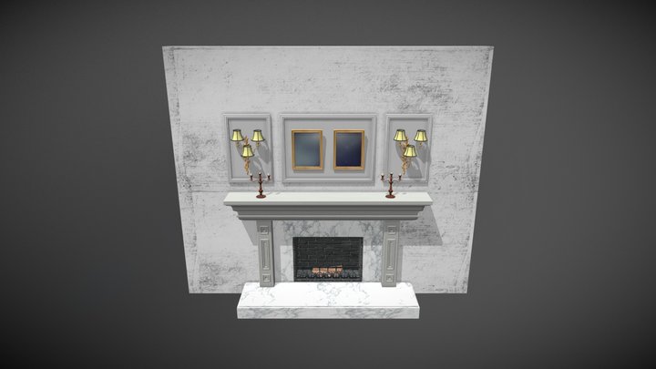 Fireplace 3D Model