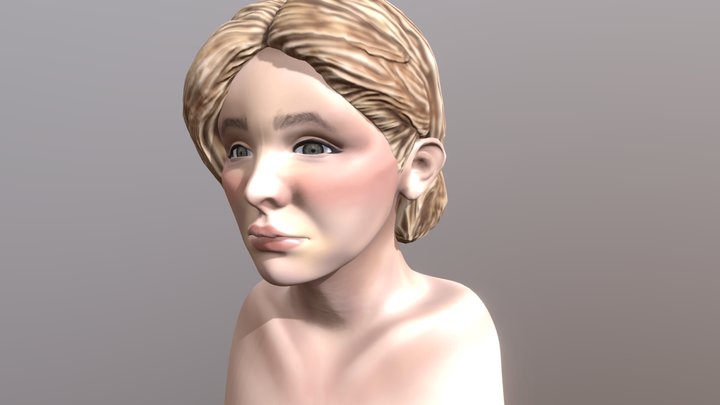 Likeness Sculpt - Chloe Moretz 3D Model