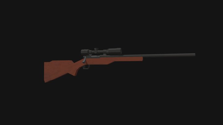 USMC M40A1 3D Model