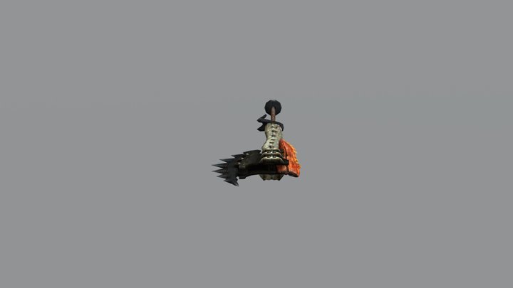 Amber Slash 3D Model