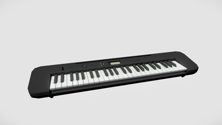 Week 7 - Piano v2 3D Model