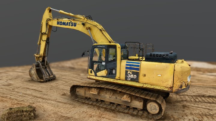 KOMATSU PC360LC Excavator 3D Model