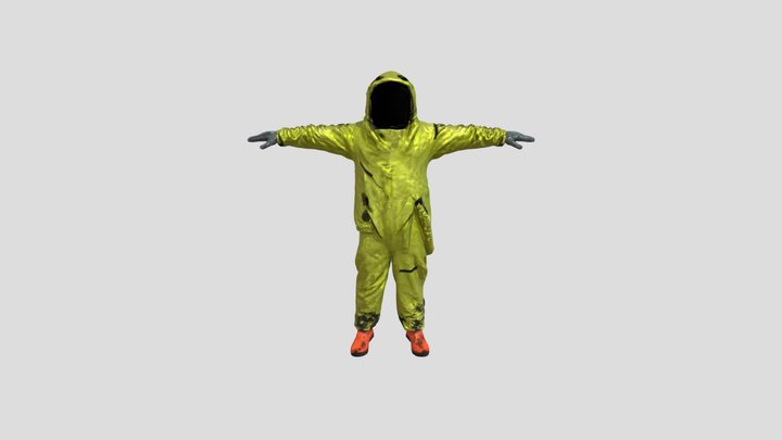 Hazmat Suit 3D Model