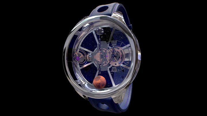 Mechanical Watch - 3D model by Sybren Westendorp (@sybriart) [6c4c737]