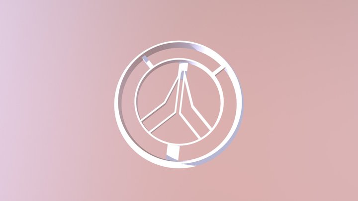 Overwatch Cookie Cutter - Logo 3D Model