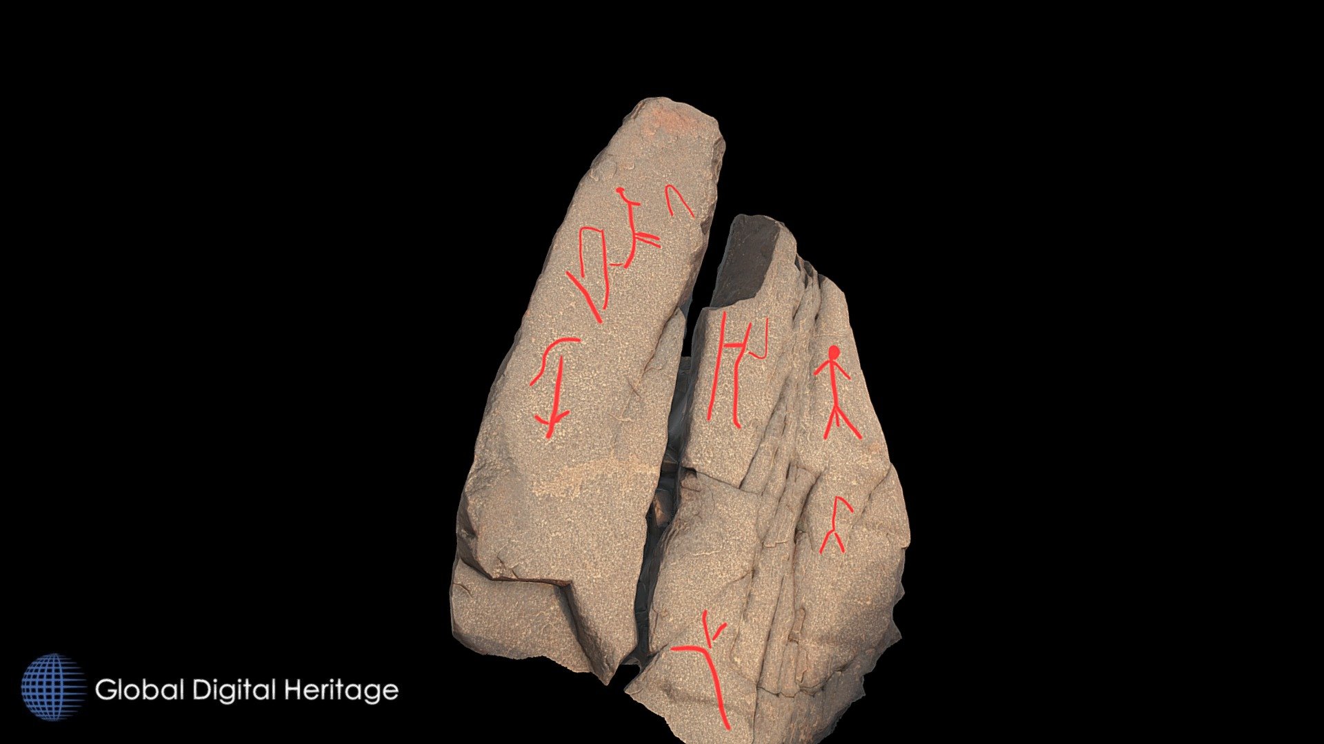 Petroglyph J4 Khatm Al Melaha, Kalba, Sharjah