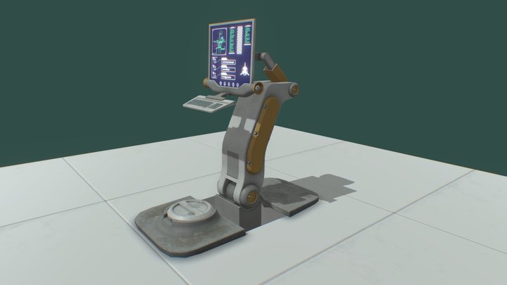 Work Station 3D Model