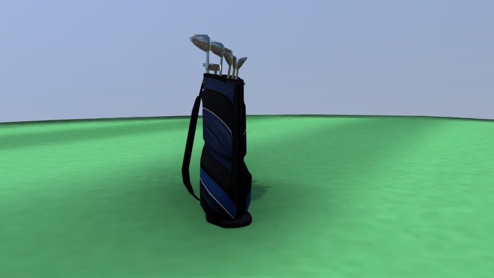 Golfbag 3D Model