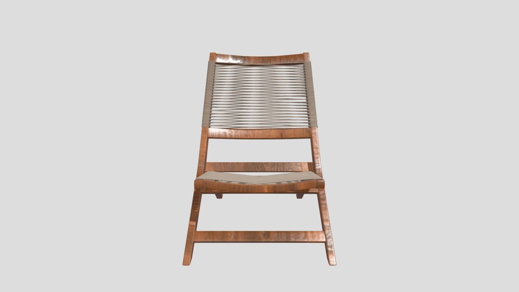 Santo Ecru Folding Lounge Chair
