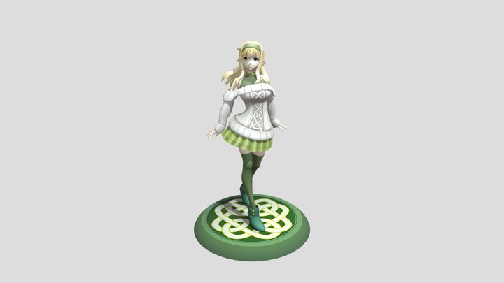 girl anime 3D