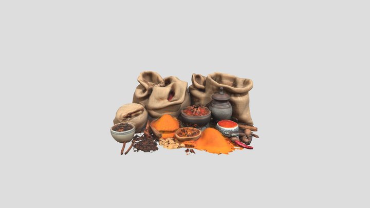 spice routes 3D Model