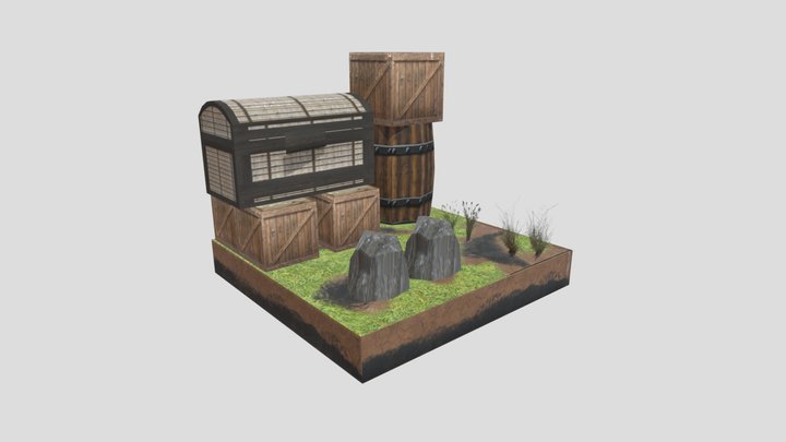 Sebastian Quintero MODL302 Diorama 3D Model