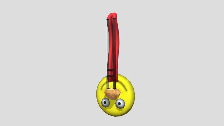 Silly guitar 3D Model