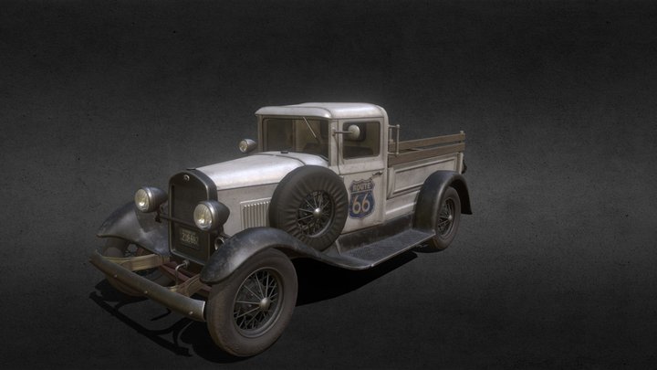 Ford-AA "Route 66" 3D Model