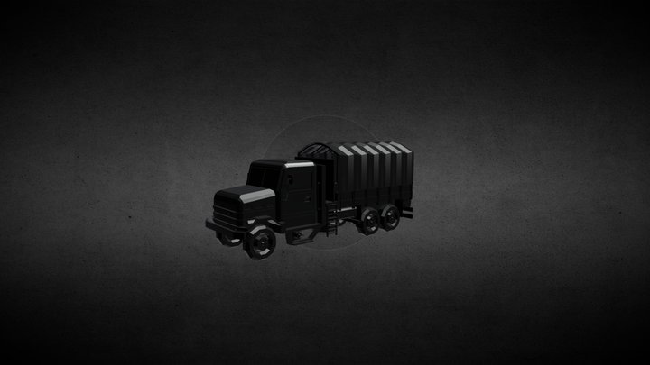 military_truck wip 3D Model