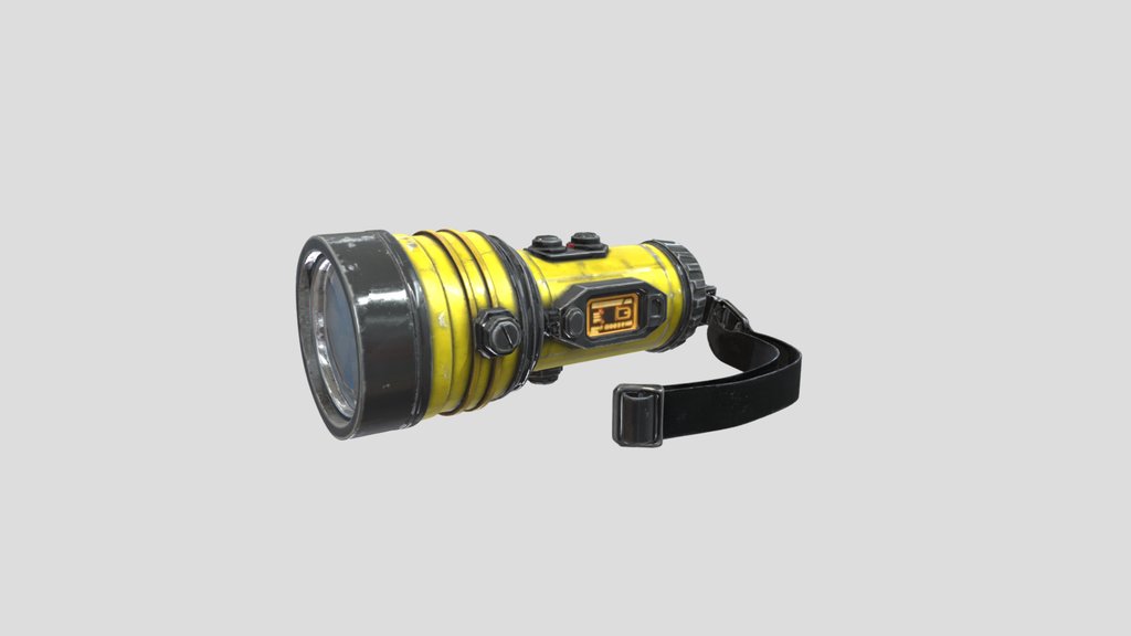 Futuristic Cyberpunk Industrial Beam