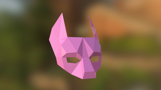 Bat mask 3D Model