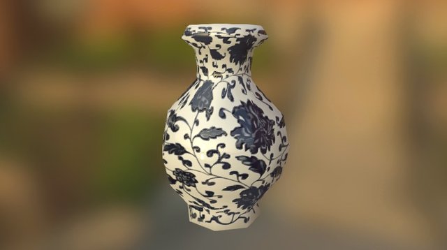 Vaso - mapeado 3D Model