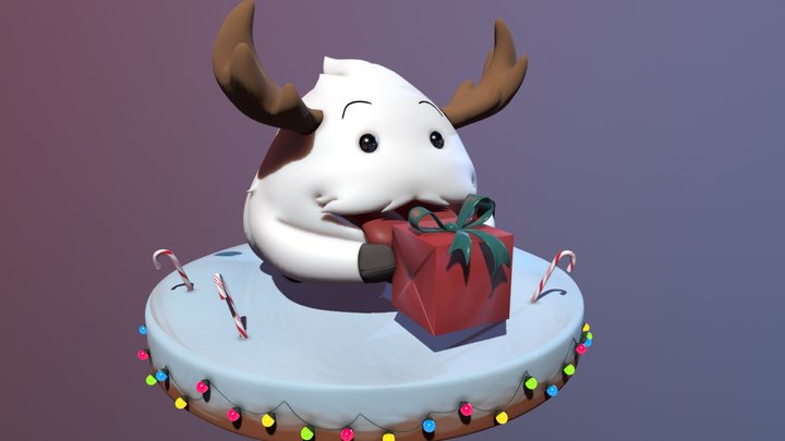 Christmas Poro 3D Model