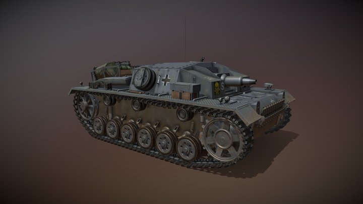 StuG III - Ausf.D - StuG.Abt. 192 3D Model