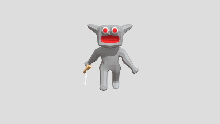 Little Monster From Big Scary 3D Model
