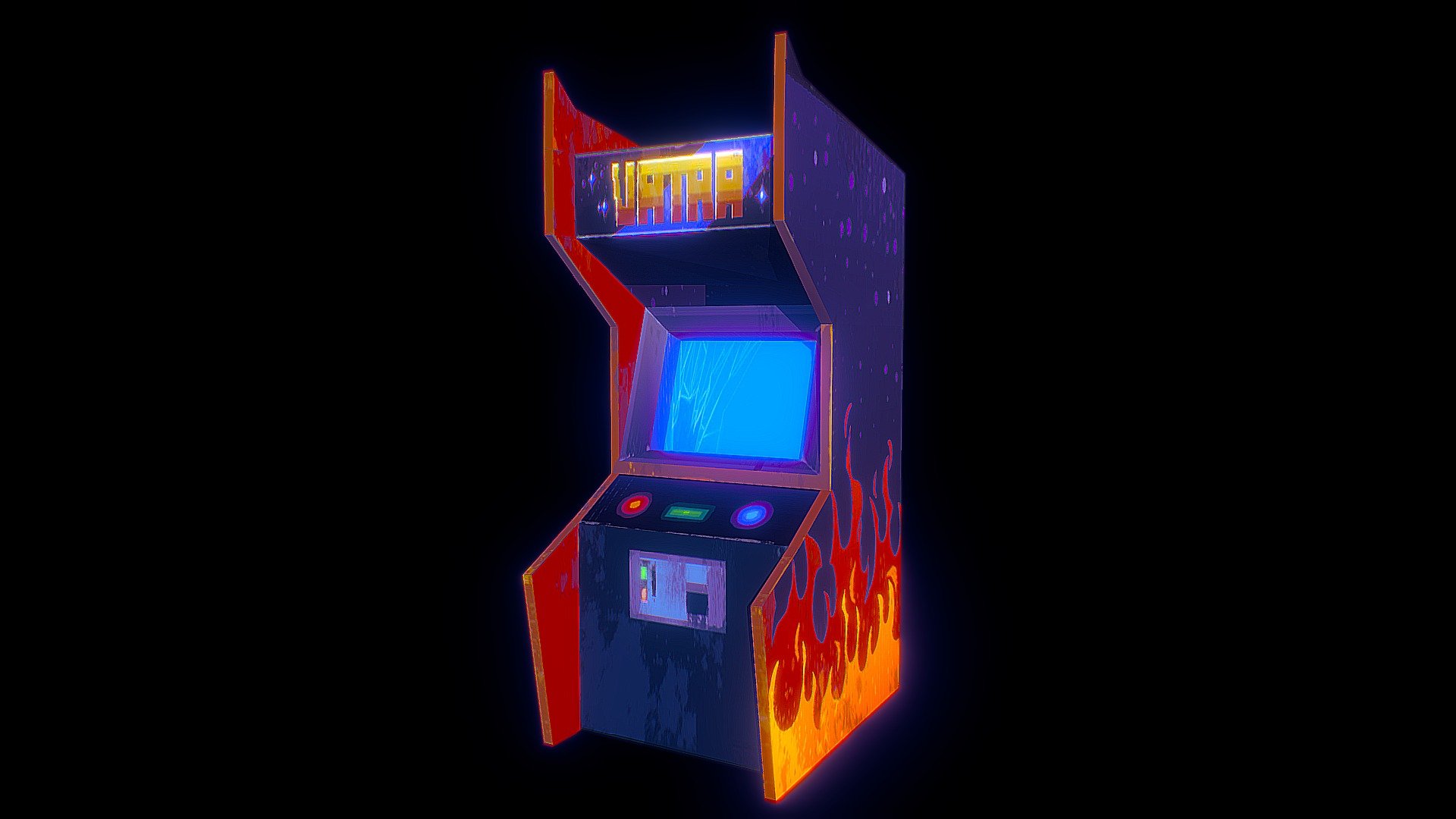 Arcade Machine - Download Free 3D model by Norah van Nimwegen ...