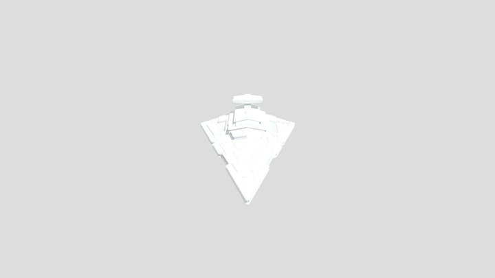 Imperial II Star Destroyer 3D Model