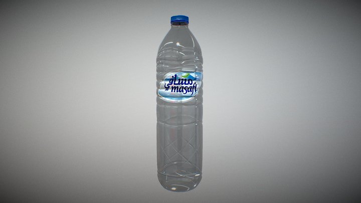 Plastic Water Bottle 3D Model