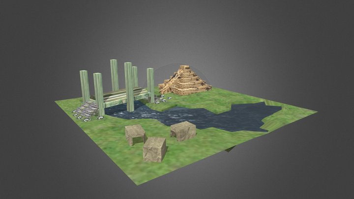 The Mysterious Pyramid 3D Model