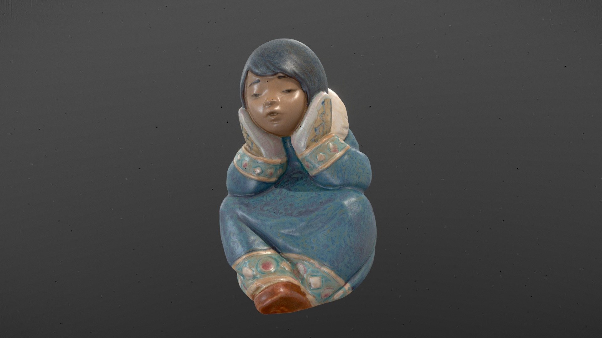 Small Statue (Inuit) - 3D model by benloader21 [07b131a] - Sketchfab
