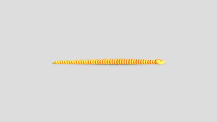 3D Printable Articulated Snake