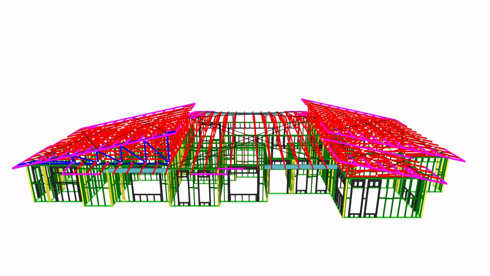 T9488 Truss Layout 3D