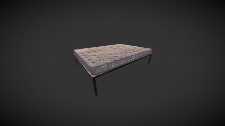 Filthy Bed (no sheets) 3D Model