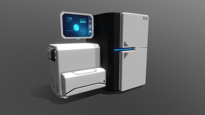 DNA Lab Machine 3D Model