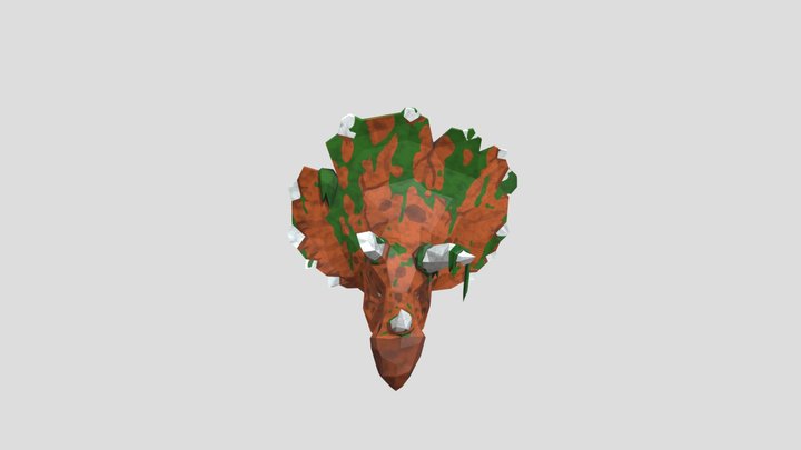 Triceratops Launch pad 3D Model