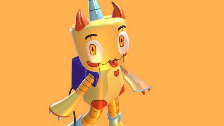 Banana Smoothie 3D Model