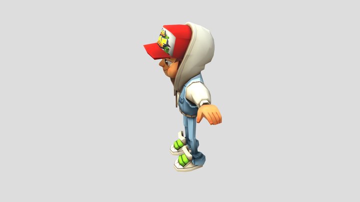 Subway-surfers-jake 3D Model