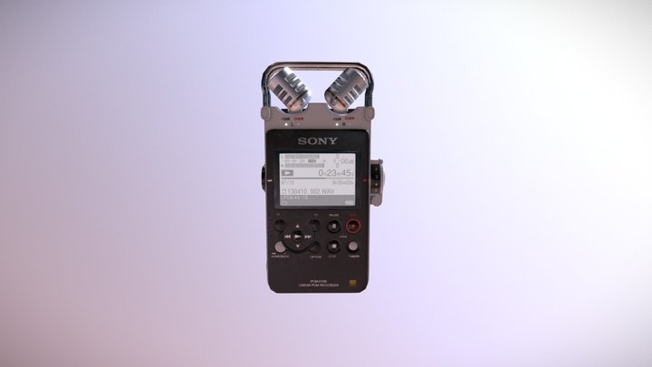 sony PCM-D100 3D Model